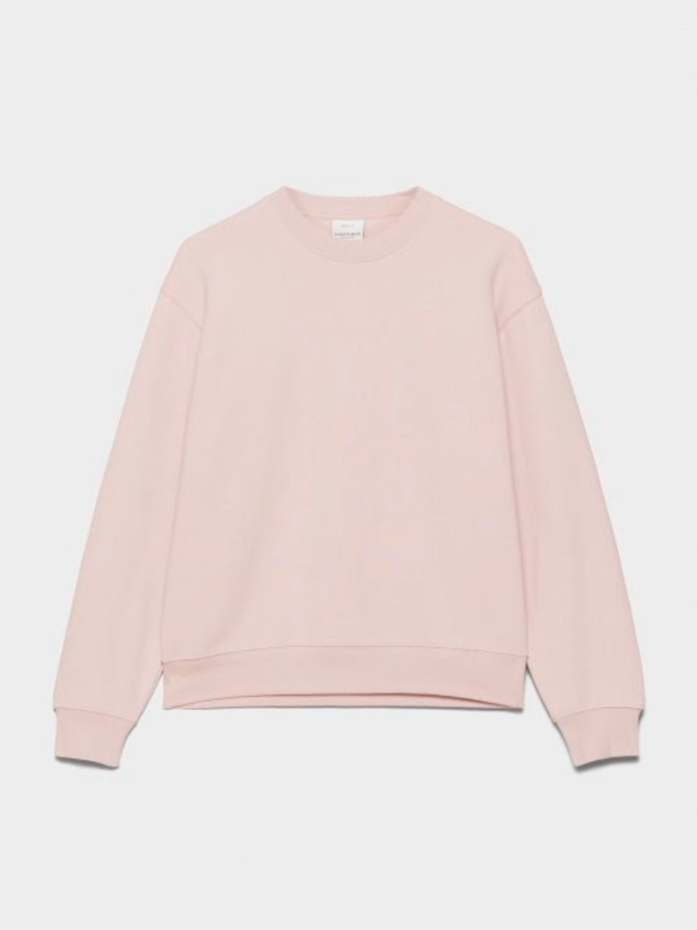 Aritzia Cozy Fleece Bow Pink Crewneck Sweatshirt